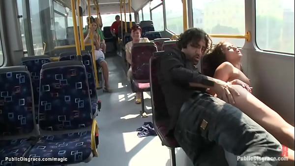 Little Euro Babe Fucks On A City Bus