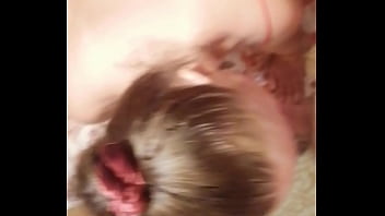 A Brunette With A Deep Throat Sucks A Dick On The Whole Trunk