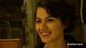 Ersties: This Cute Petite Brunette Loves Rope Bondage _ Masturbating