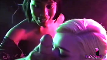 Pov Bj! Hot Babes Jenna Foxx And Sky Blue Suck A Rock Hard Dick!