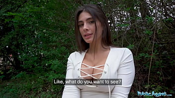 Public Agent Tru Kait Riding A Big Dick Deep Inside Her Wet Pussy Outdoors In Public