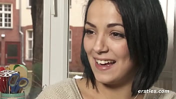 Ersties: Sexy German Girl Pampers Herself For The Camera