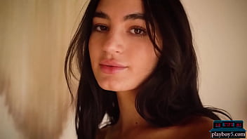 Playboy5.com - Petite Latina Model Beauty Sarah Mollica Gets Naked At Home For Playboy