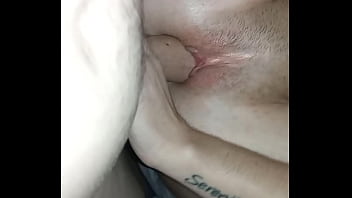 Close Up White Pussy Being Long Stroked By Big Dick Dumb Slut