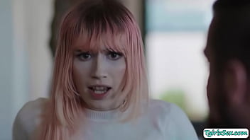 Busty Tranny Stepdaughter Deepthroats And Analed By Stepdad