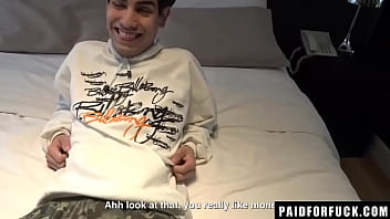 Stranger Latino Will First Suck Cock Until He Makes The Rich Guy Cum - Paidforfuck