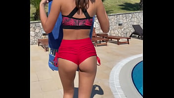 Perfect Ass Fitness Teen Gets Facial After Yoga Class - Pov Blowjob