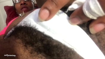 Pussy Fur In White Panties