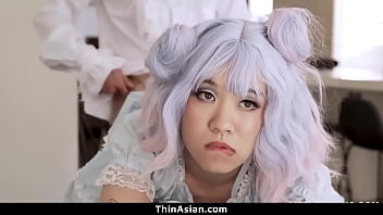 Lucky Guy Eager To Taste The Treat Between Pretty Asian Teen' Legs! - Thinasian