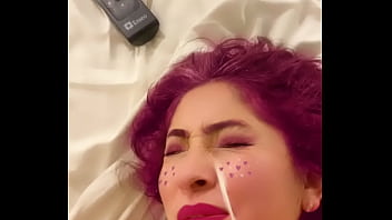 Colombian Whore Get A Huge Facial