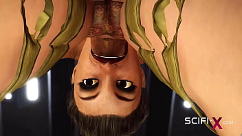 Cyber Hunter Fucks Hard A Sexy Brunette In The Sci-fi Prison