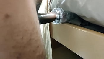 First Fleshlight Fuck - Hands Free - Juicy Cum