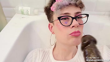 Beautiful Sissy Femboy Taking Bbc Dildo In Ass And Mouth