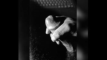 Big Black Dick Masturbation - Black _ White