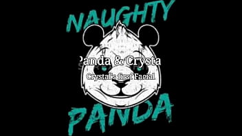 Naughty Panda Gives Crystal Her First Facial...
