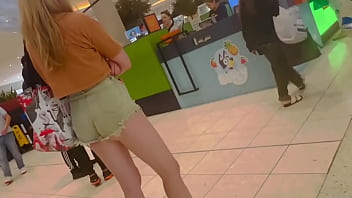 Girl Showing Her Ass - sex, teen, blonde, ass, shorts - Video 1418367