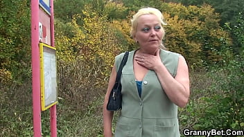 He Picks Up Old Granny For Pussy Banging