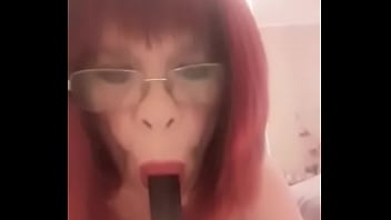 My Wife (italian Mature Housewife) Licks And Sucks Her Dildo In An Extremely Provocative Way