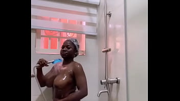 Masturbating In The Bathroom - amateur, homemade, shaved-pussy, big-ass, big-tits, big-boobs - Video 1382841