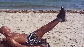 G T S Gym Tan Sex The Best Abs In Porn The Jersey Shore Porn Star The Italian Pound Machine Working Out At Beach