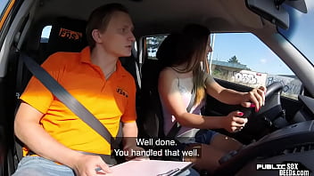 Babe Public Fucked N Licked Outdoor In Car By Driving Tutor