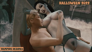 Sims 4. Halloween 2022. Part 1 - Vampire Desires (horror And Sensual Version)