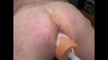 Cream Filled Ass Fucking Machine