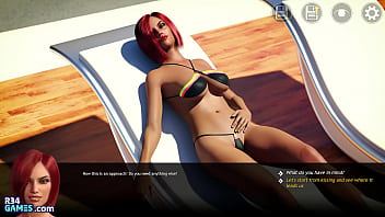 Sunbathing With Step Aunt - Rich Step Family - Episode 3