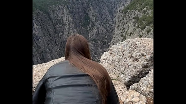 Hairy Petite Teen Rides A Cock Outside And Nearly Gets Caught