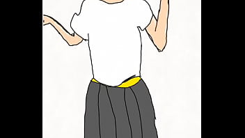 Mala Animación De Mujer Mostrando Sus Tetas