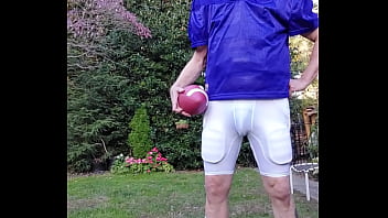 Football Coach Enjoying The Game