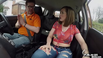 Driving Tutor Public Fucks Big Ass And Bigboobs Milf Outdoor