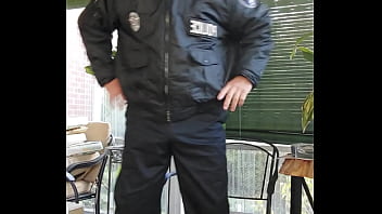 Officer Relaxing After Work