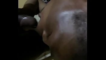 Black Teen Deepthroating A Huge Dick