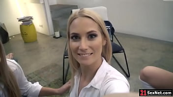 3 Blondes Licking And Toying Their Ass