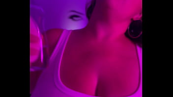 Stepmom Rubs Oil All Over Her Big Tits While You Watch Like A Good Boy