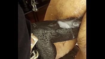 Черный страпон в сперме - Anal-dildo-creampie-slut-real-toys-strapon-bdsm-big-ass-fisting-dominatrix-big-cock-anal