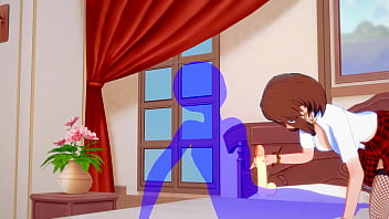 My Hero Academia Hentai - Uraraka Handjob And Fucked - Japanese Asian Manga Anime Film Game Porn