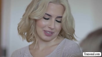 Sexy Ladyboy Fucks Her Blonde Bestfriend