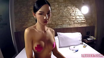 Ladyboy Maew Gives Blow And Fucks Guys Ass