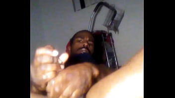 Messy Long Black Masturbation
