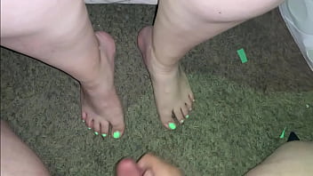 Cum On The Sexy Toes Of Latina Slut (cum On Feet Pov Compilation)