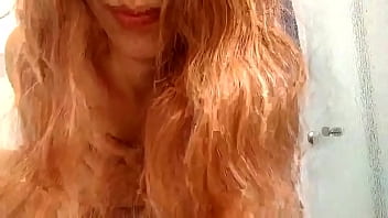 Hotwife Fingering After Taking Shower, Webcam Show