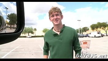 Boy-friend Gets Lusty Temptation - anal, sex, blowjob, assfucking, bus, gay, muscle, hunk, straight-guy - Video 1280896