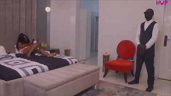 Big Boobs Nigerian House Wife Couldn_t Resist Her Sexual Urge So She Fucks Her Wet Pussy With Her Big Dildo While Her...