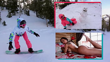 Bangbros - Does Amia Miley Wanna Build A Snowmannnnn? Yes. And She Wants To Bounce Her Big Ass On Cock, Too!