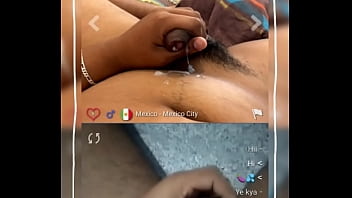 Mexico Guy Jerking With Indian On Vc