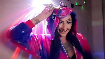 Dominatrix Nika In Unicorn Pajamas Will Tell And Show You On Her Horn How You Will Jerk Off Today.