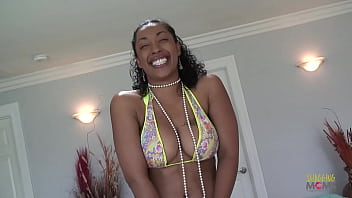 Performing A Seductive Striptease For Her Hubby On His Birthday Leads To Wild Interracial Sex