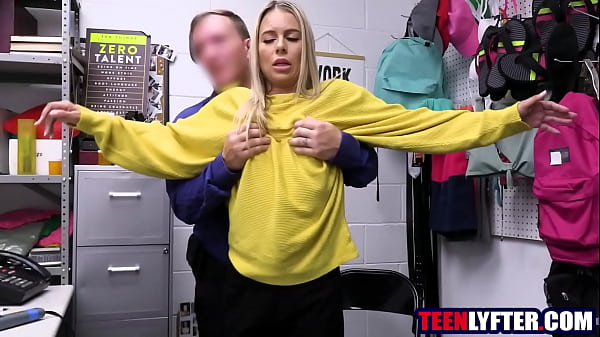 Blonde Teen Fucked For Stealing Food